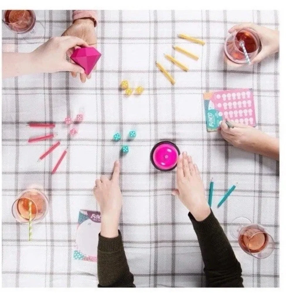 Bunco Party Supplies Family Game Night Board Games for Adults and Teens Fun Game